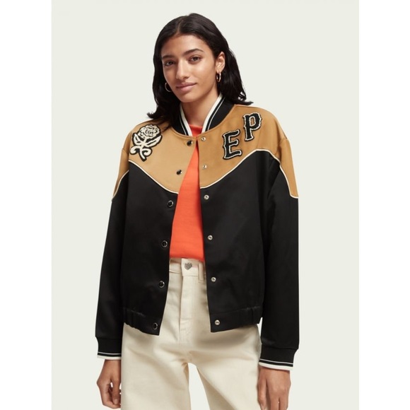 Scotch & Soda Elvis Presley Women’s Bomber Jacket - Picture 8 of 9